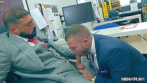 Slutty and sexy fucking dutchy masturbating in the office