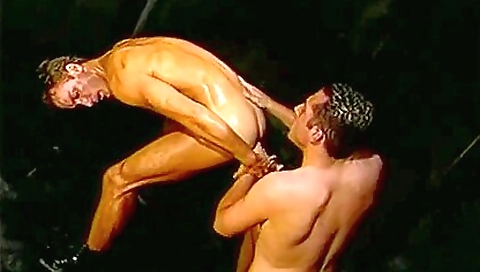 Sexy blond whistleer swings for cock