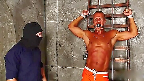 Sexy black bitch gets fucked by a big dildo