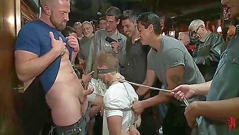 Blonde cutie with huge natural boobs